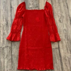 Vibrant fun red dress